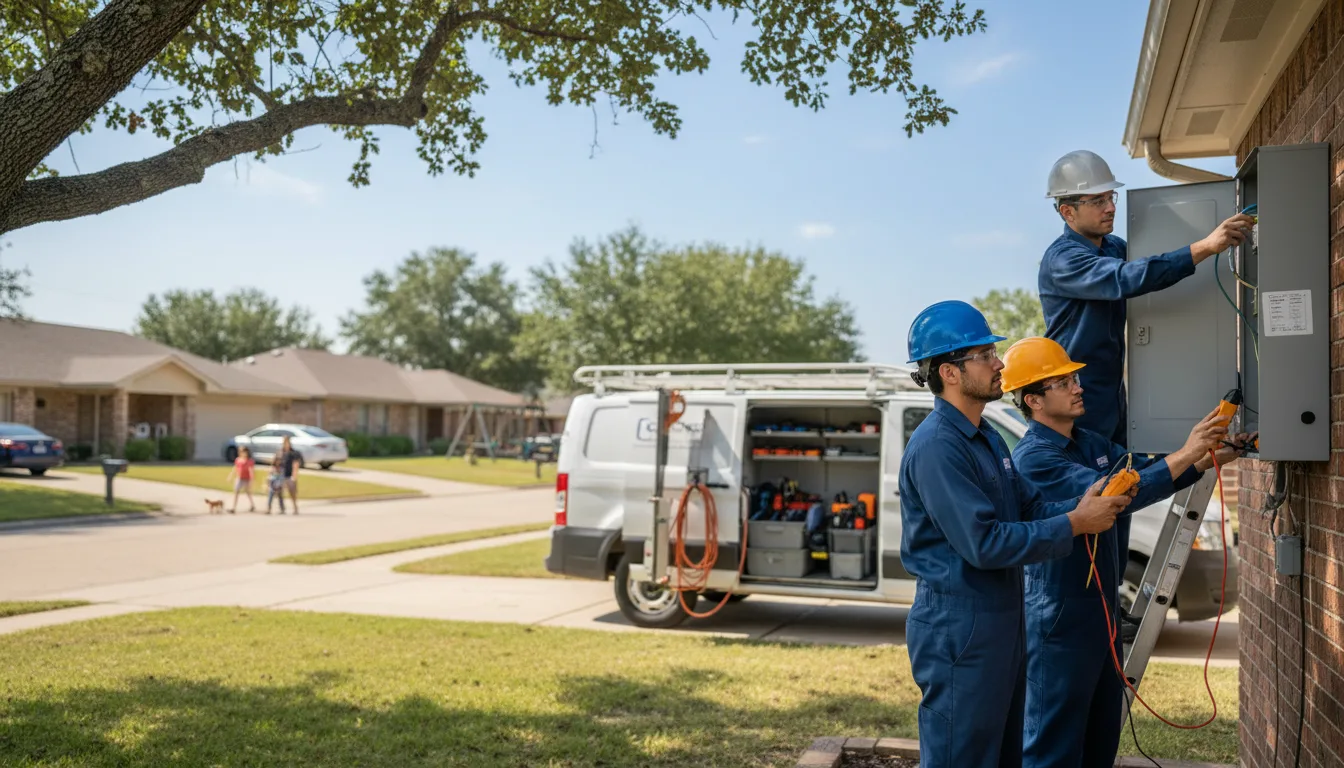Certified electrician providing emergency electrical services in Geneseo, NY